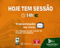 38ª Sessão: confira as matérias em discussão, votação e apreciação desta terça (05)