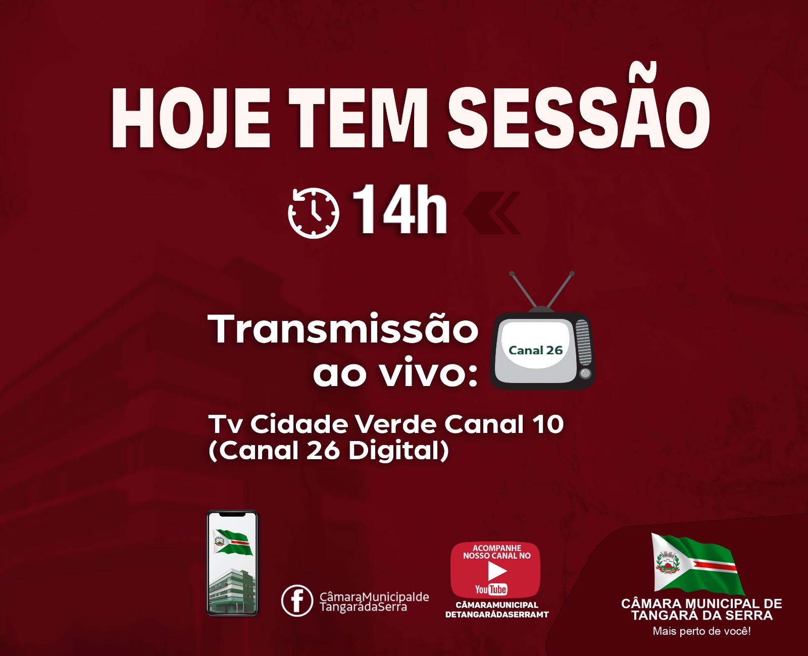 Confira o expediente da 43ª Sessão Ordinária em apreciação nesta terça (10)