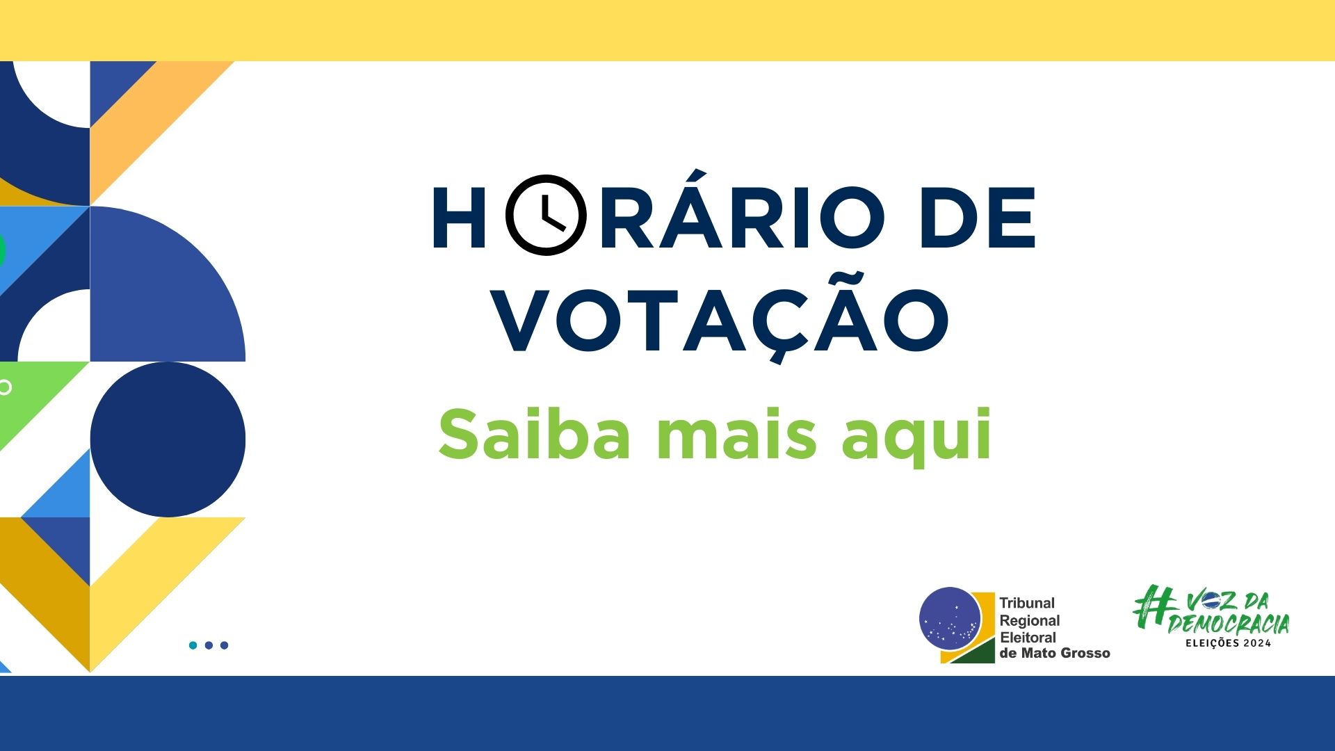 Horário de votação será das 7h às 16h em Mato Grosso