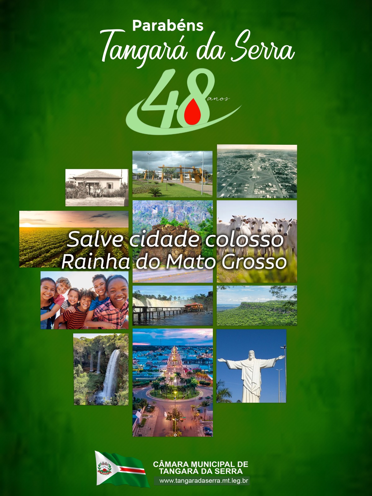 Sessão Solene em comemoração ao 48º aniversário da cidade será realizada na próxima sexta (17)